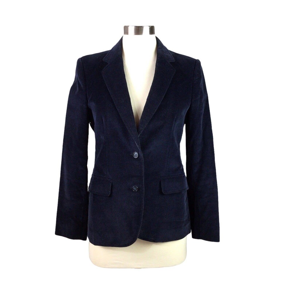 Vintage Toffee 10 Navy Cotton Corduroy Blazer Jacket Japan